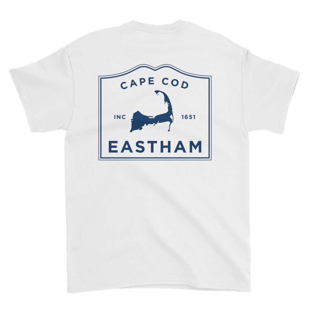 Eastham Cape Cod Short sleeve t-shirt (front & back)