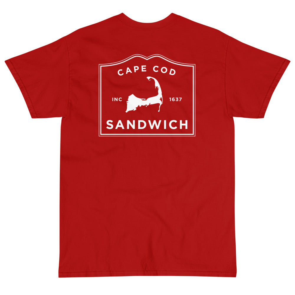 Sandwich Cape Cod Short sleeve t-shirt (front & back)