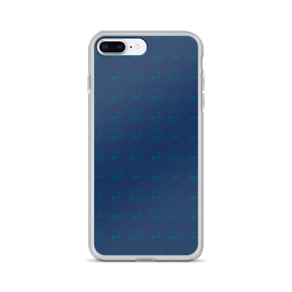 Cape Cod Pattern Blue iPhone Case