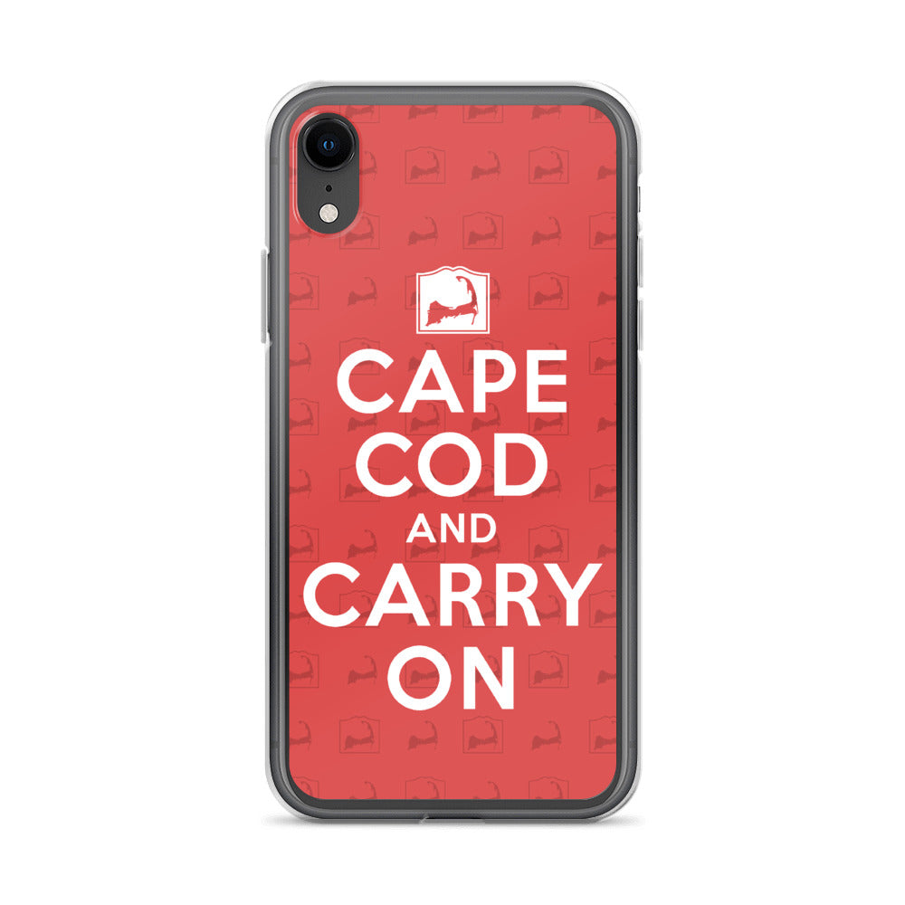Cape Cod And Carry On Red iPhone Case