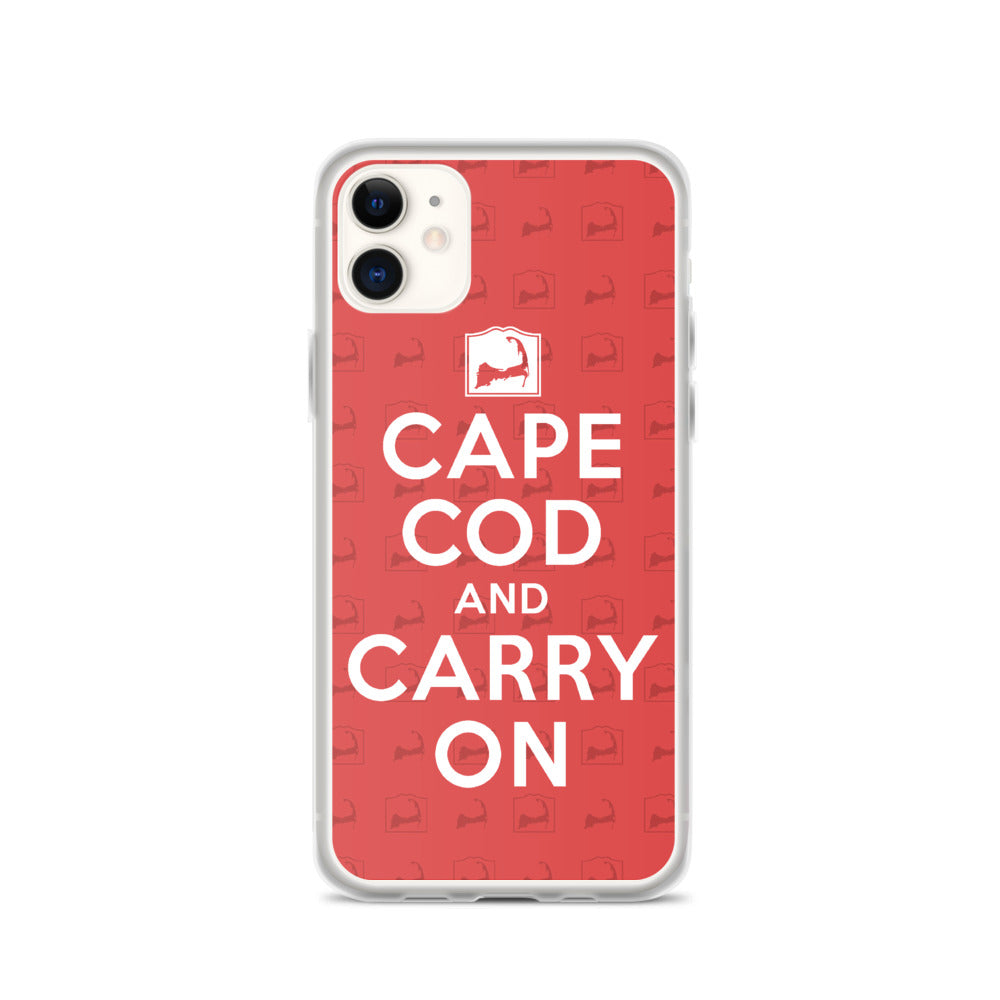 Cape Cod And Carry On Red iPhone Case