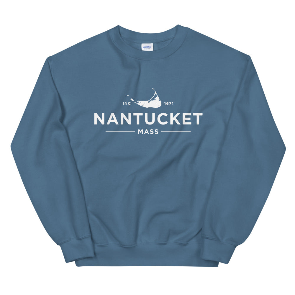 Nantucket Sweatshirt indigo blue