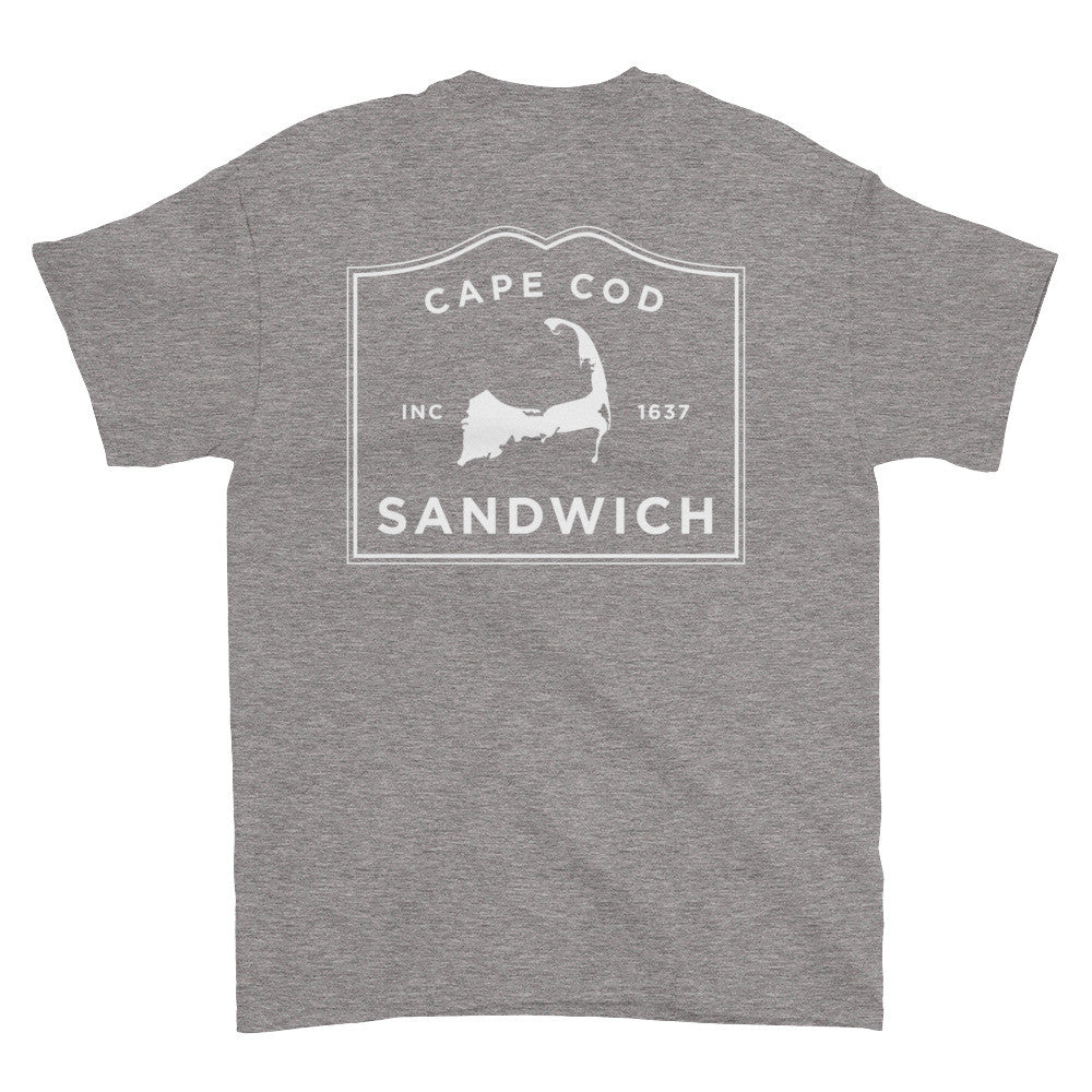 Sandwich Cape Cod Short sleeve t-shirt (front & back)