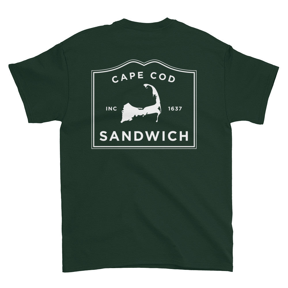 Sandwich Cape Cod Short sleeve t-shirt (front & back)