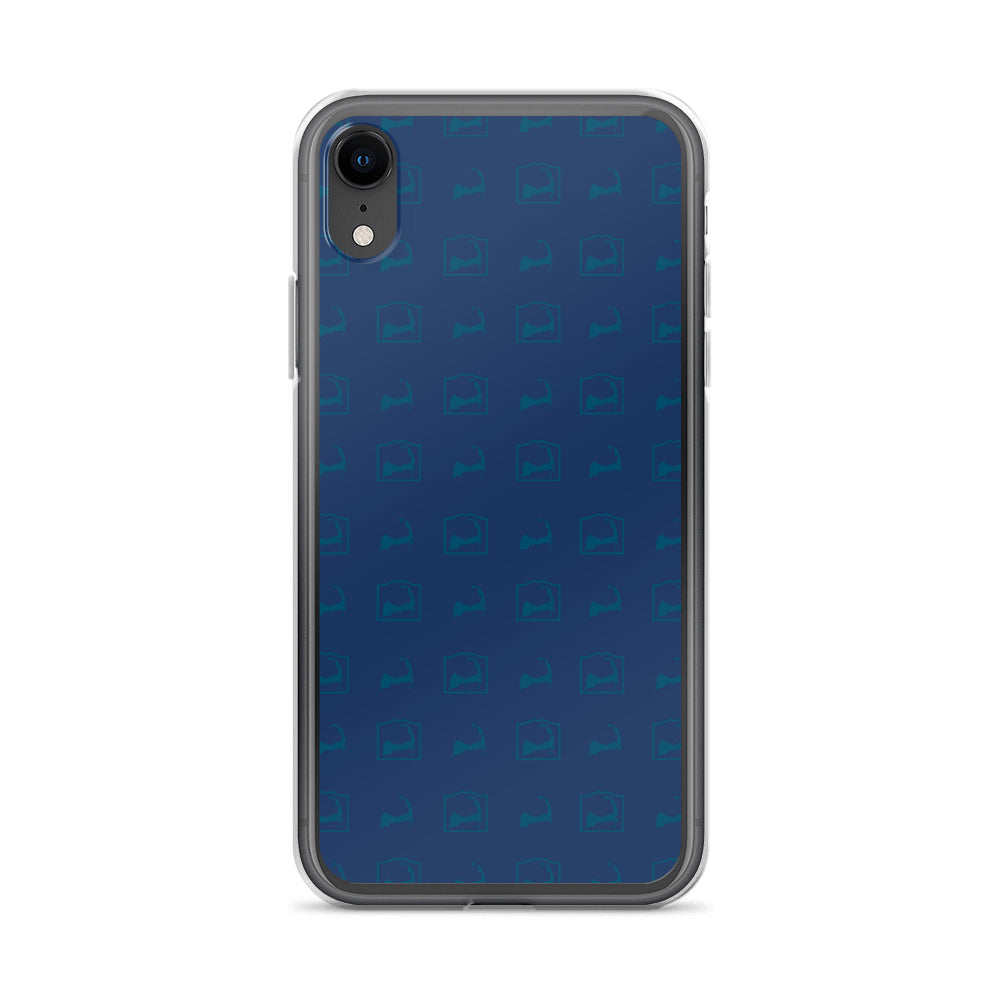 Cape Cod Pattern Blue iPhone Case