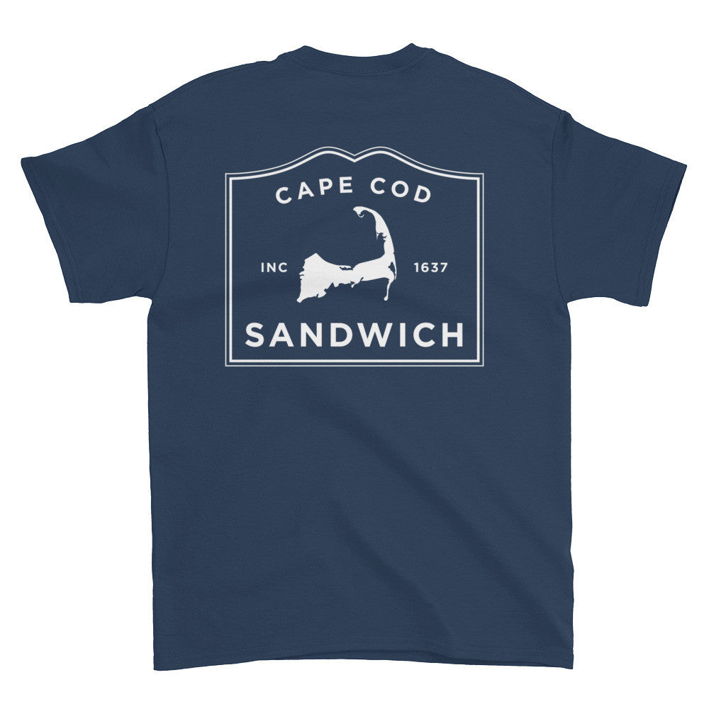 Sandwich Cape Cod Short sleeve t-shirt (front & back)