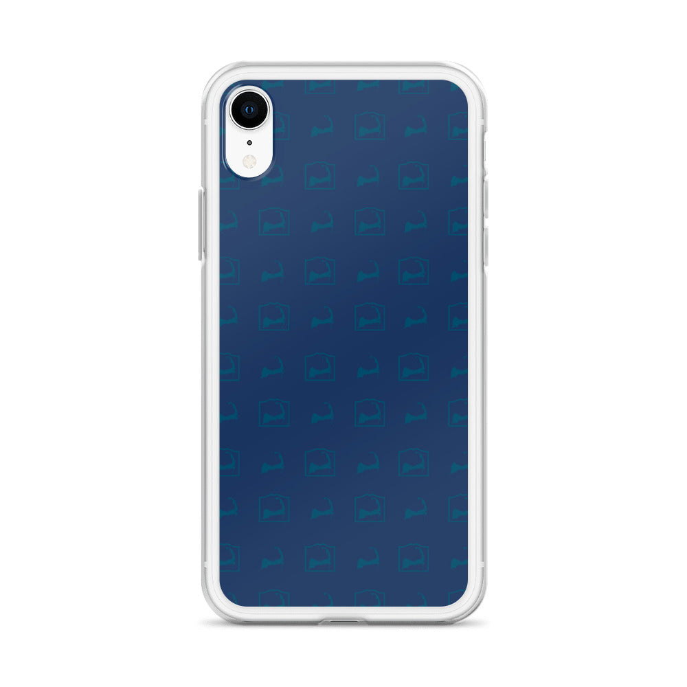 Cape Cod Pattern Blue iPhone Case