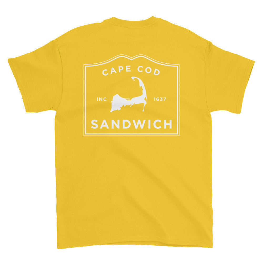 Sandwich Cape Cod Short sleeve t-shirt (front & back)