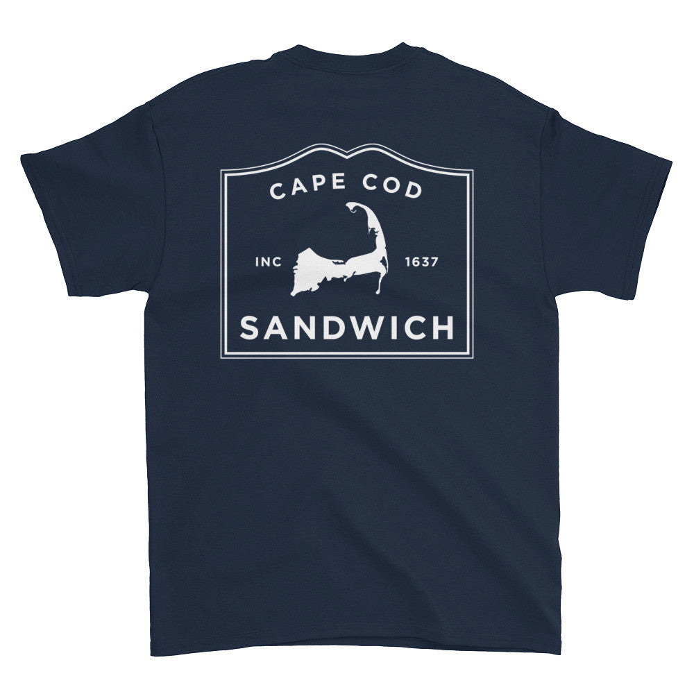 Sandwich Cape Cod Short sleeve t-shirt (front & back)