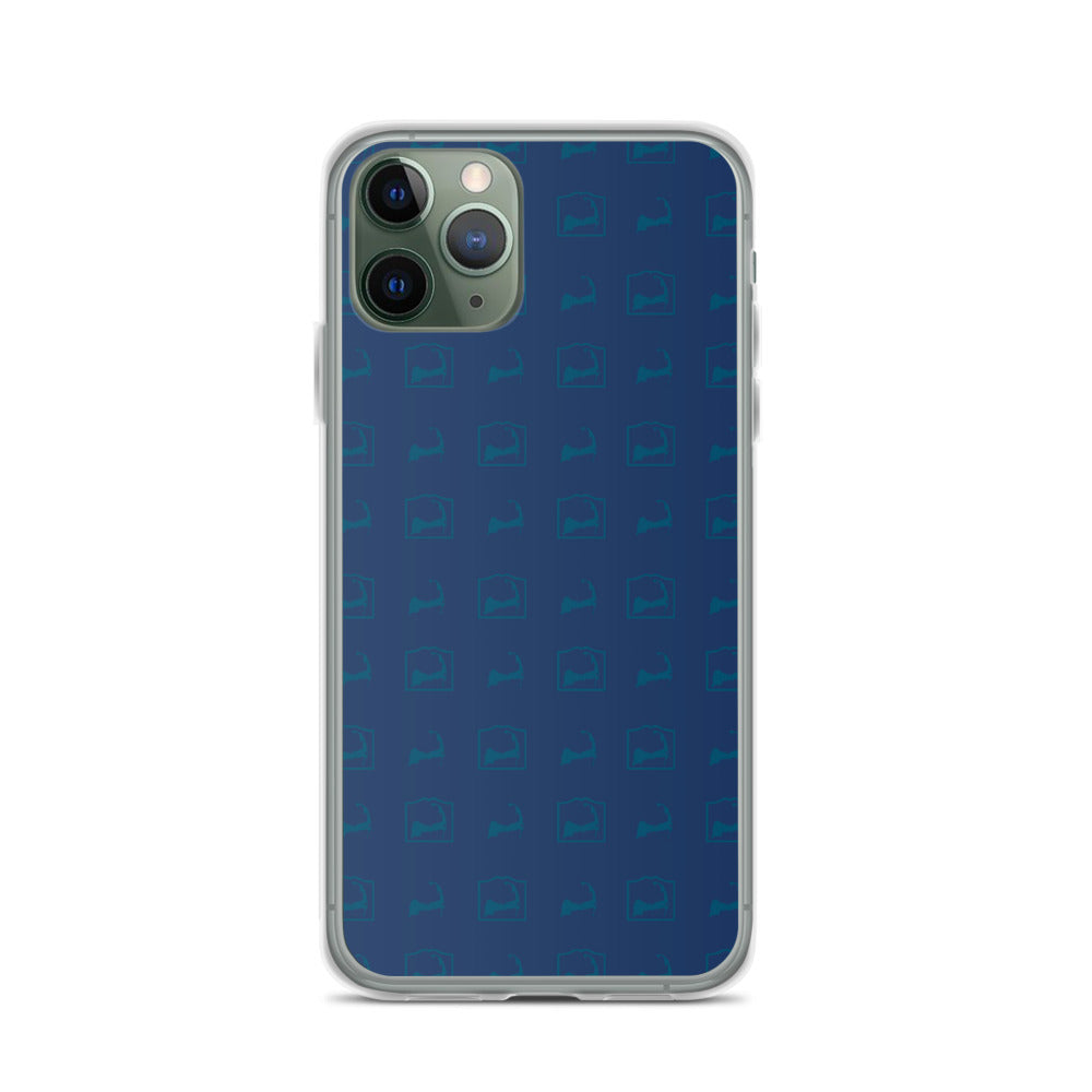 Cape Cod Pattern Blue iPhone Case
