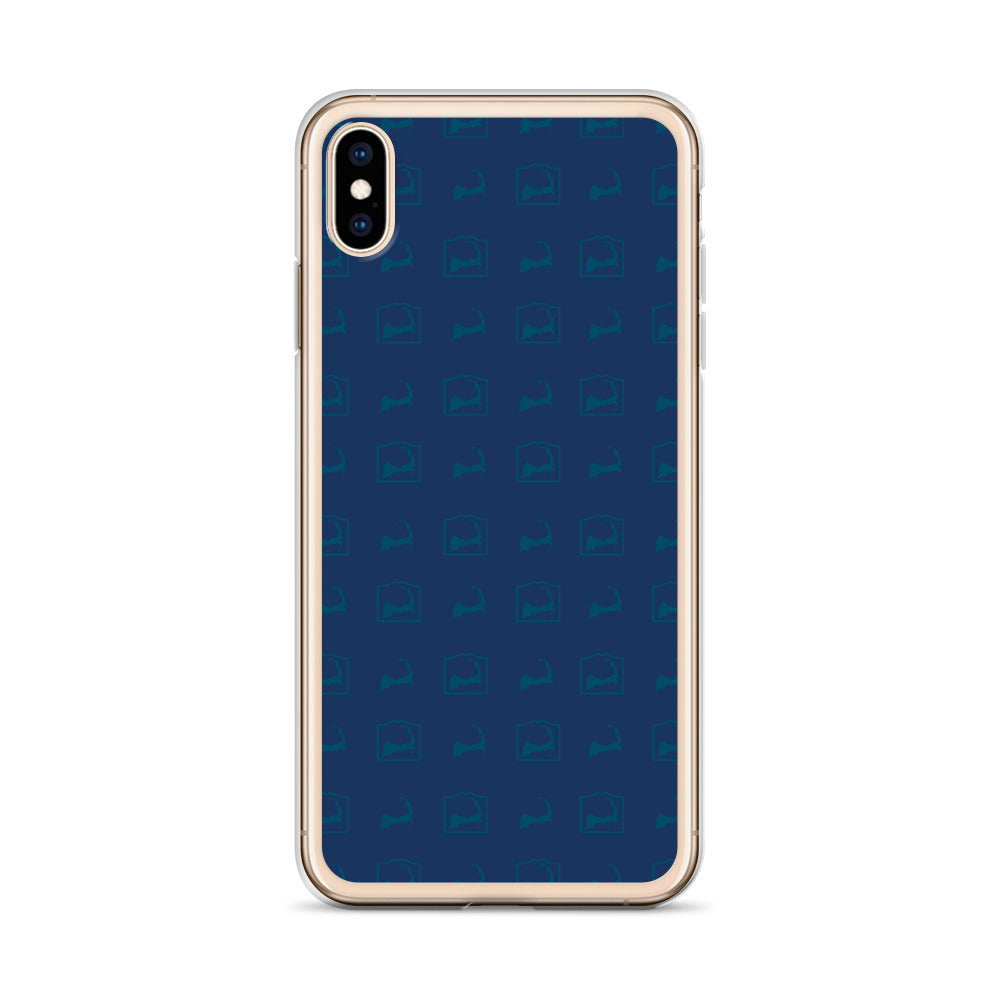 Cape Cod Pattern Blue iPhone Case