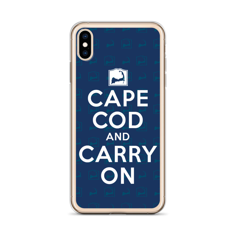 Cape Cod And Carry On Blue iPhone Case