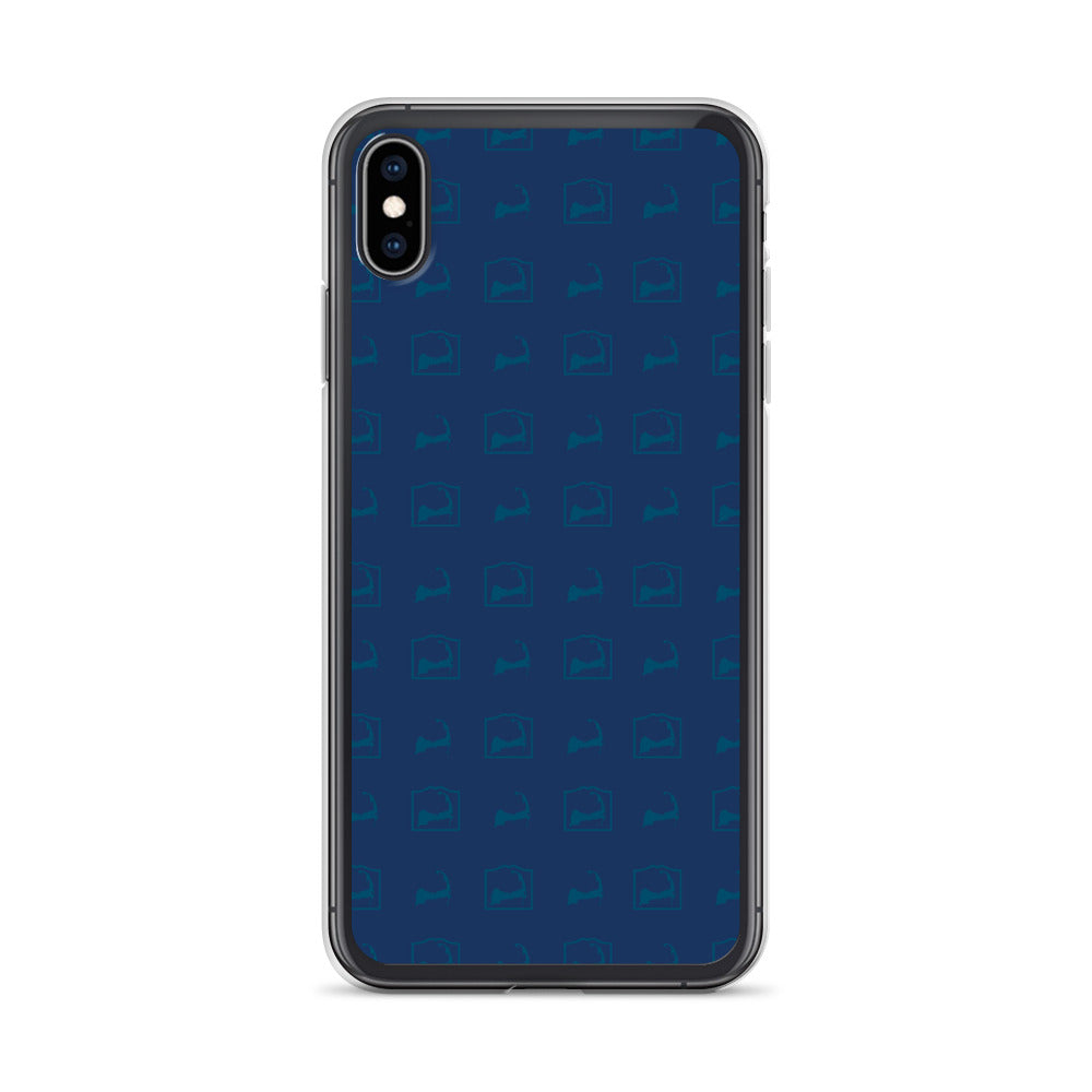 Cape Cod Pattern Blue iPhone Case