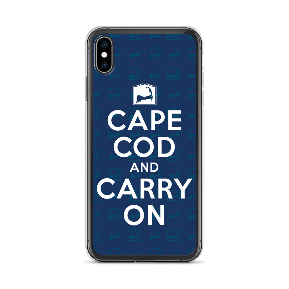 Cape Cod And Carry On Blue iPhone Case