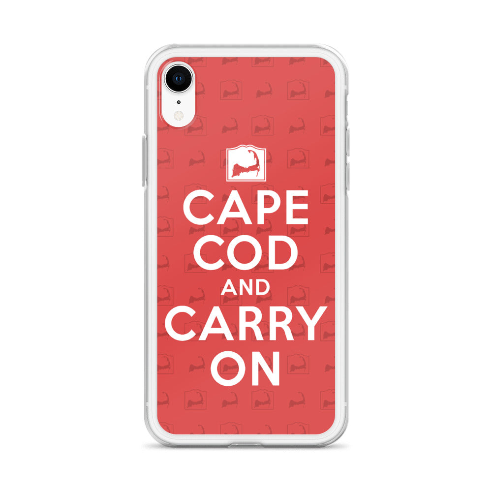Cape Cod And Carry On Red iPhone Case
