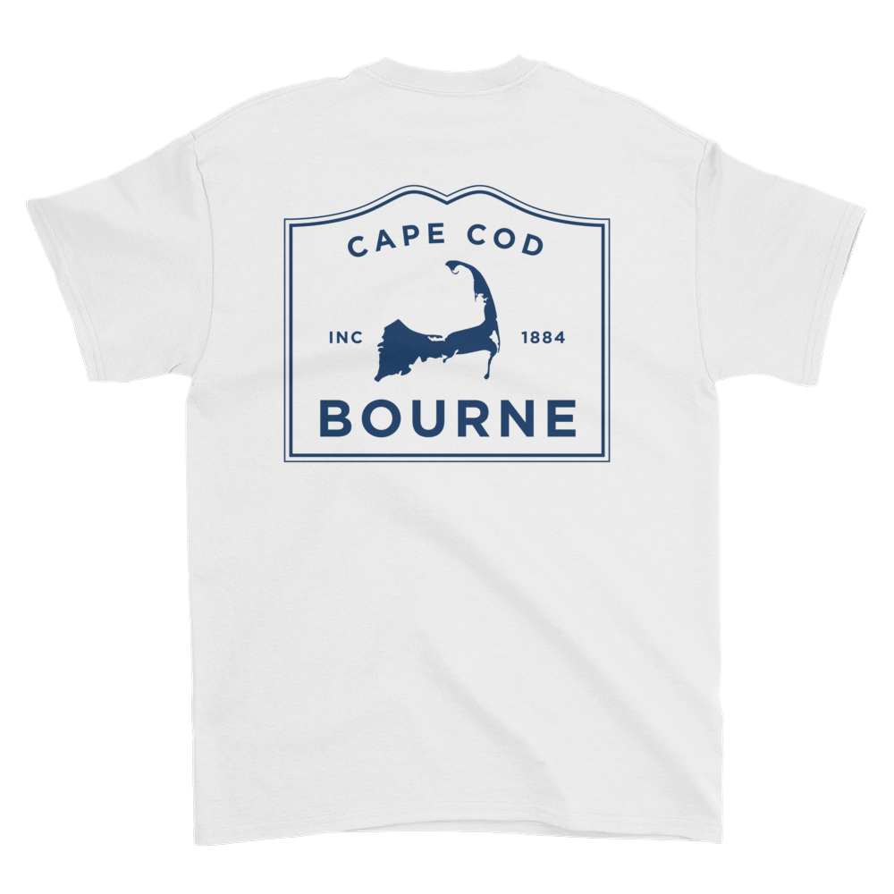 Bourne Cape Cod Short sleeve t-shirt (front & back)
