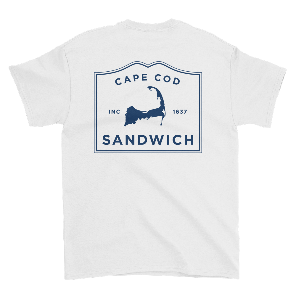 Sandwich Cape Cod Short sleeve t-shirt (front & back)