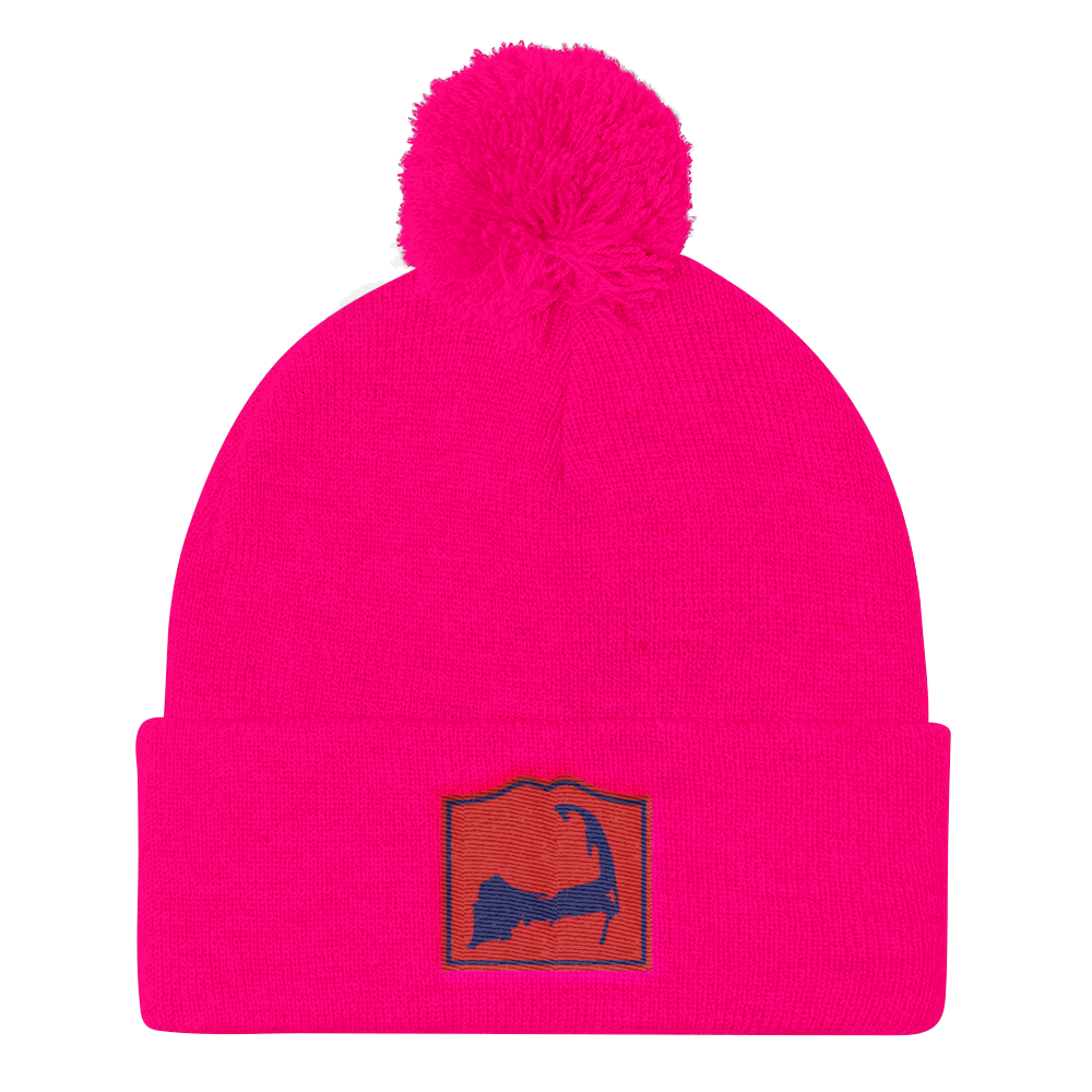 Cape Cod Insta Pom Pom Knit Beanie