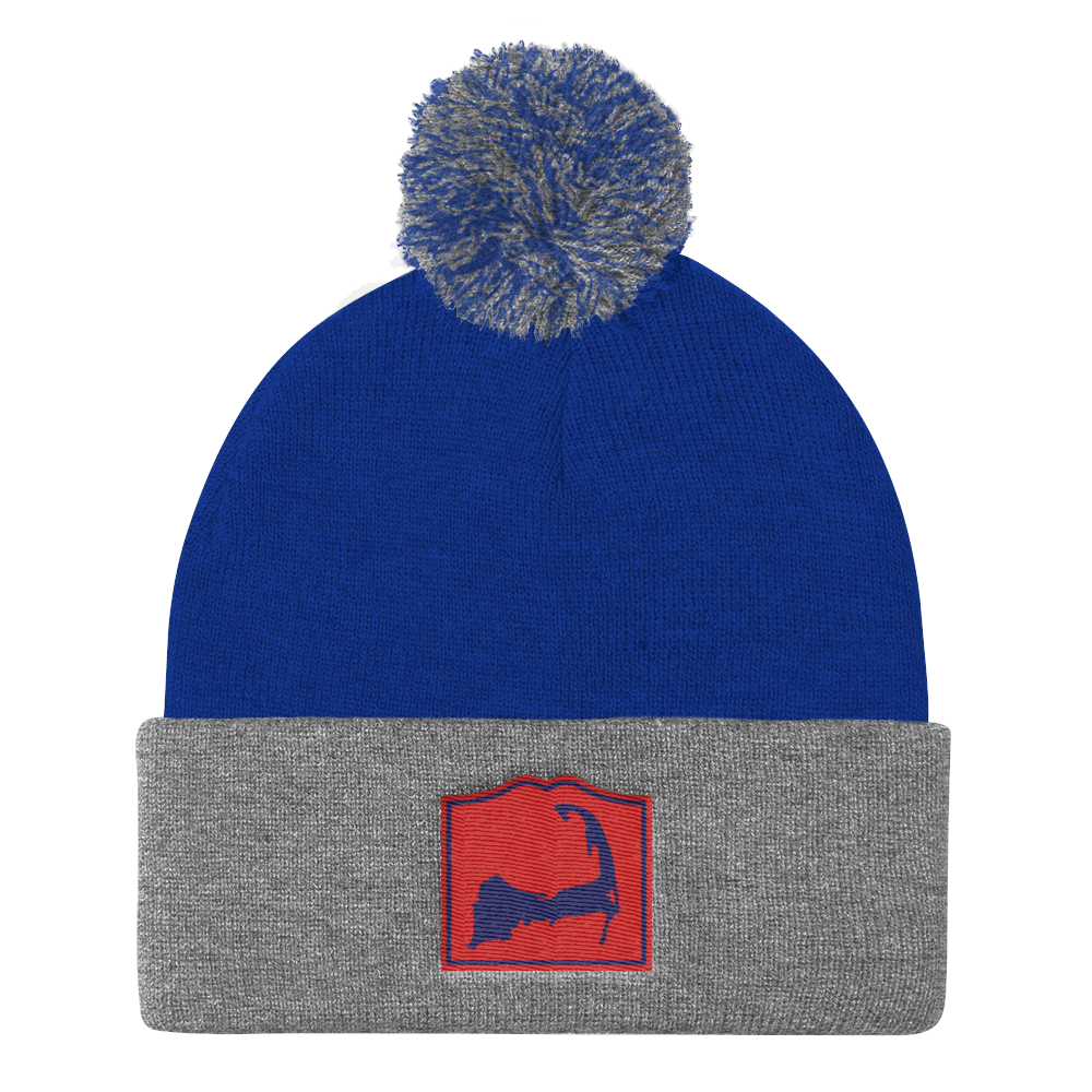Cape Cod Insta Pom Pom Knit Beanie