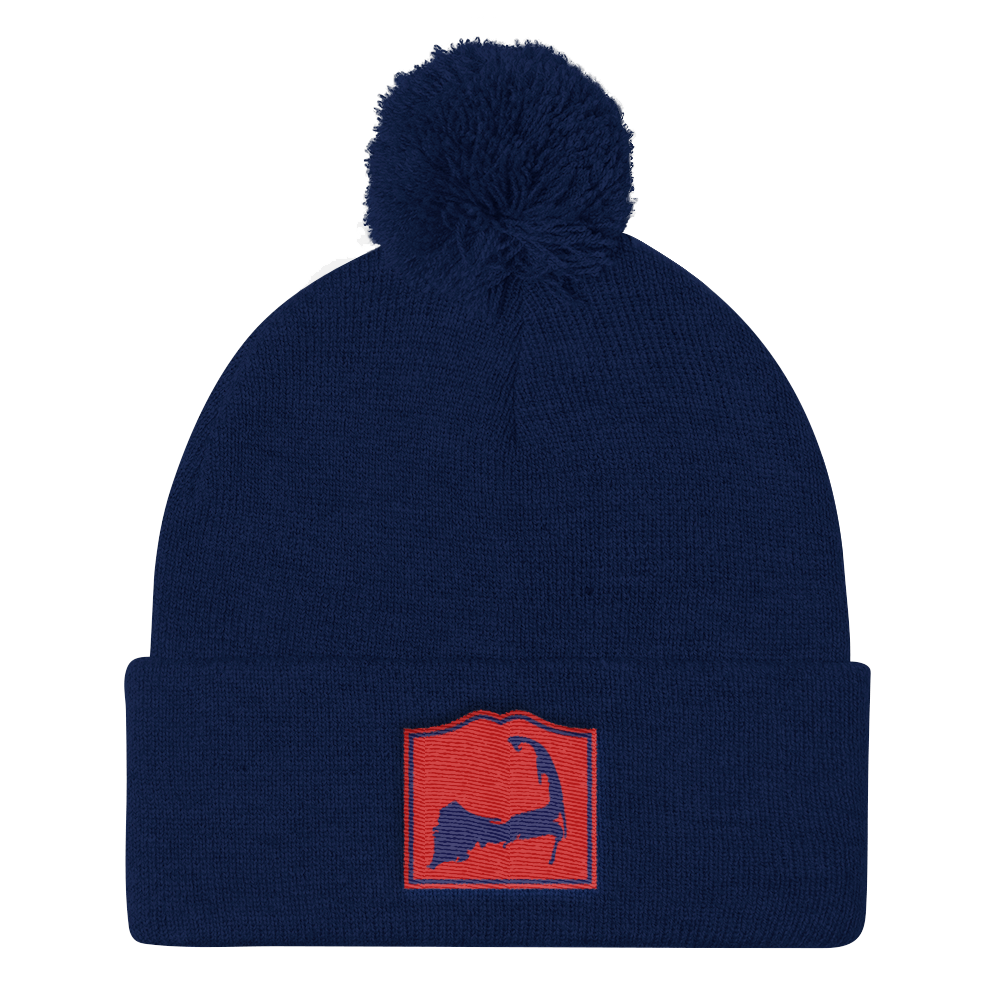 Cape Cod Insta Pom Pom Knit Beanie