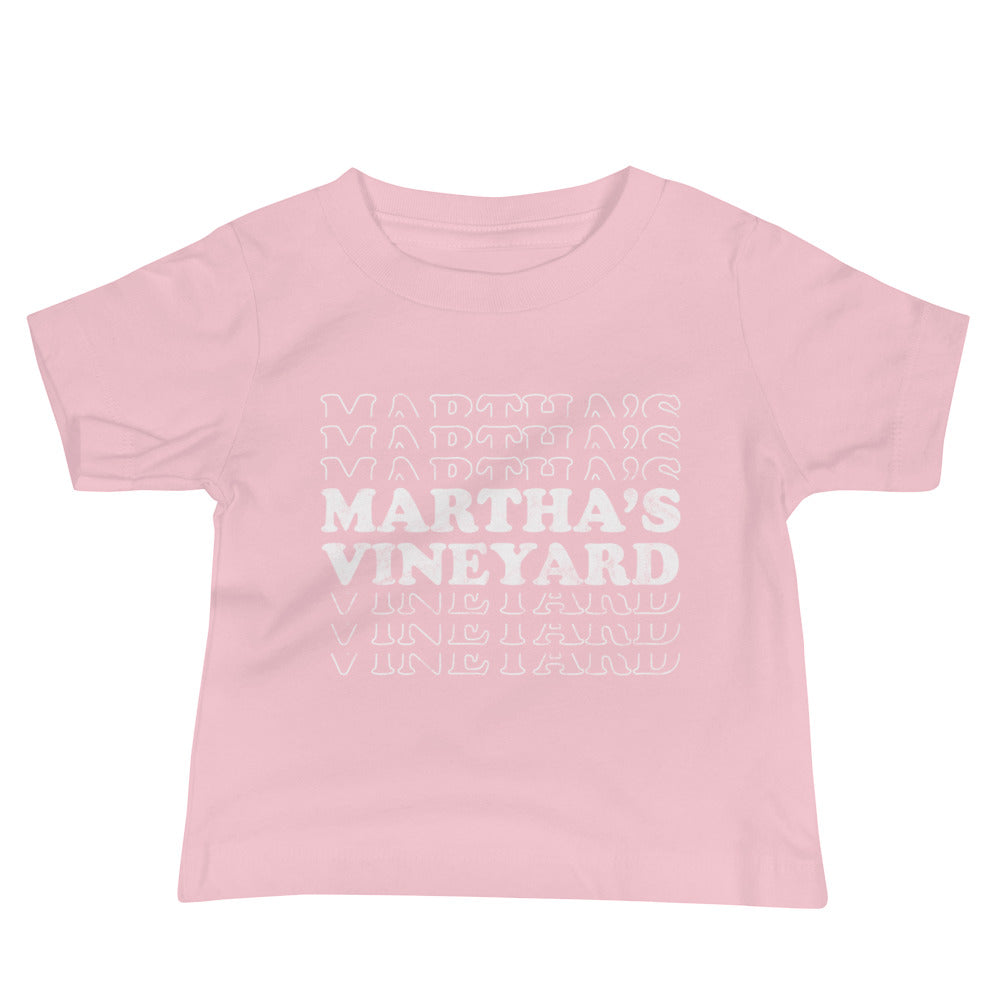Martha's Vineyard Retro Baby Short Sleeve T-Shirt