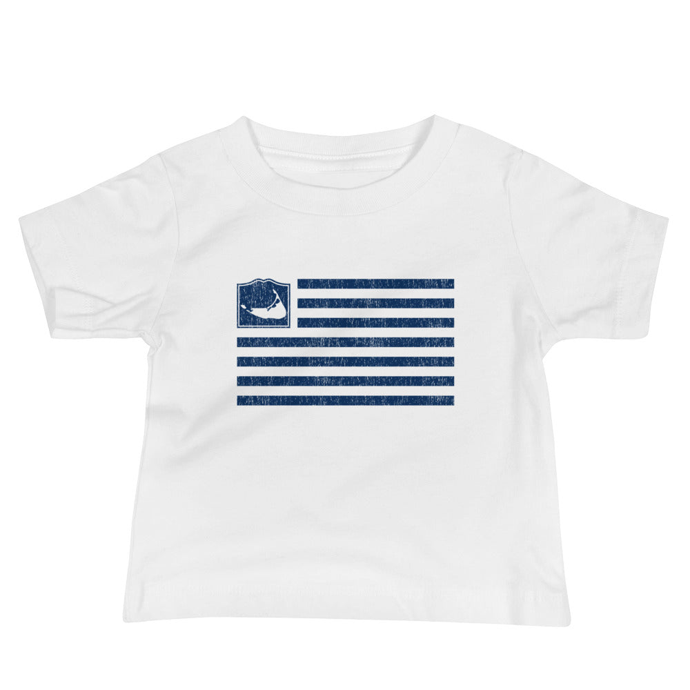 Nantucket Flag Baby Short Sleeve T Shirt