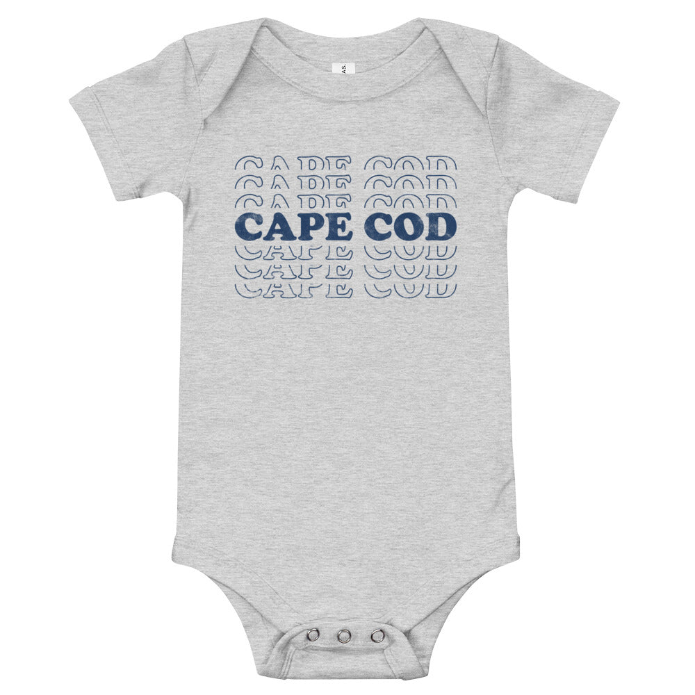 Cape Cod Retro Baby Onesie