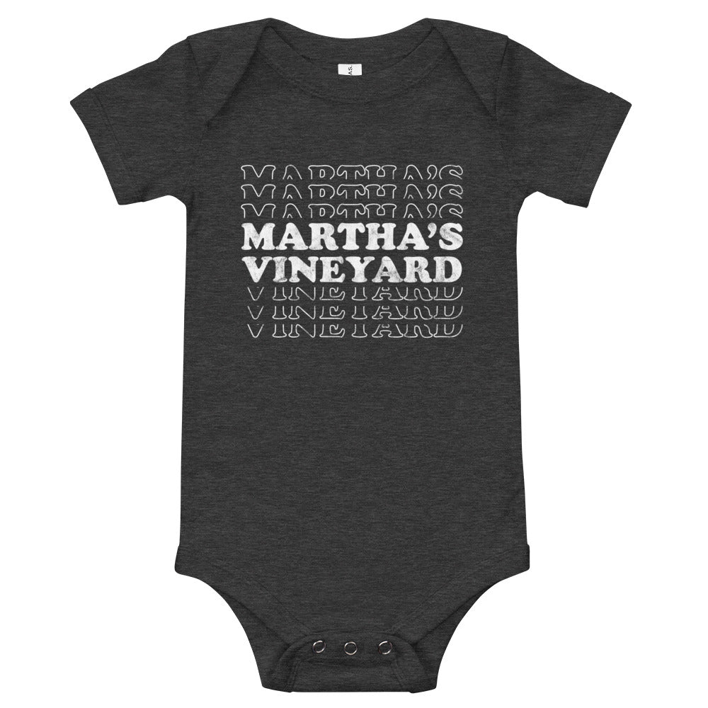 Martha's Vineyard Retro Baby Onesie