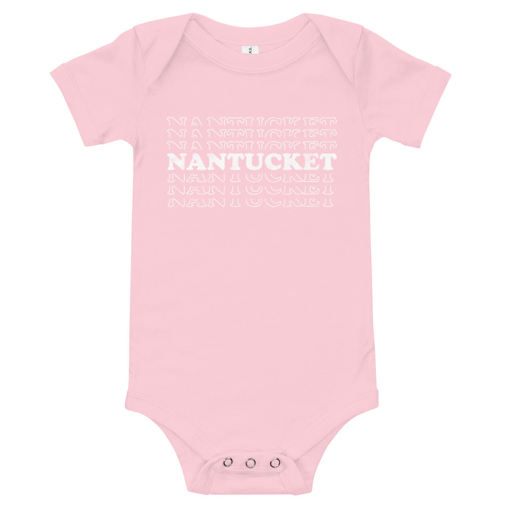 Nantucket Retro Baby Onesie