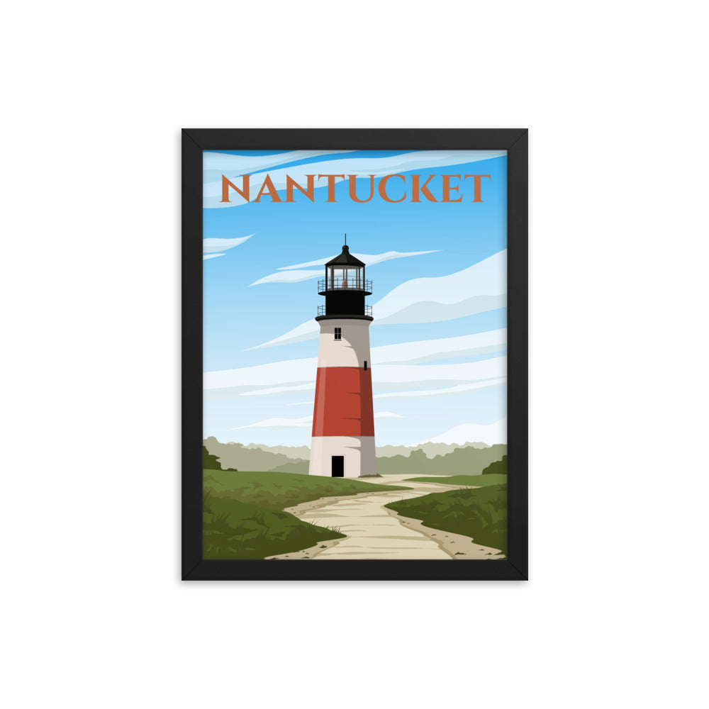 Nantucket Lighthouse Framed Poster