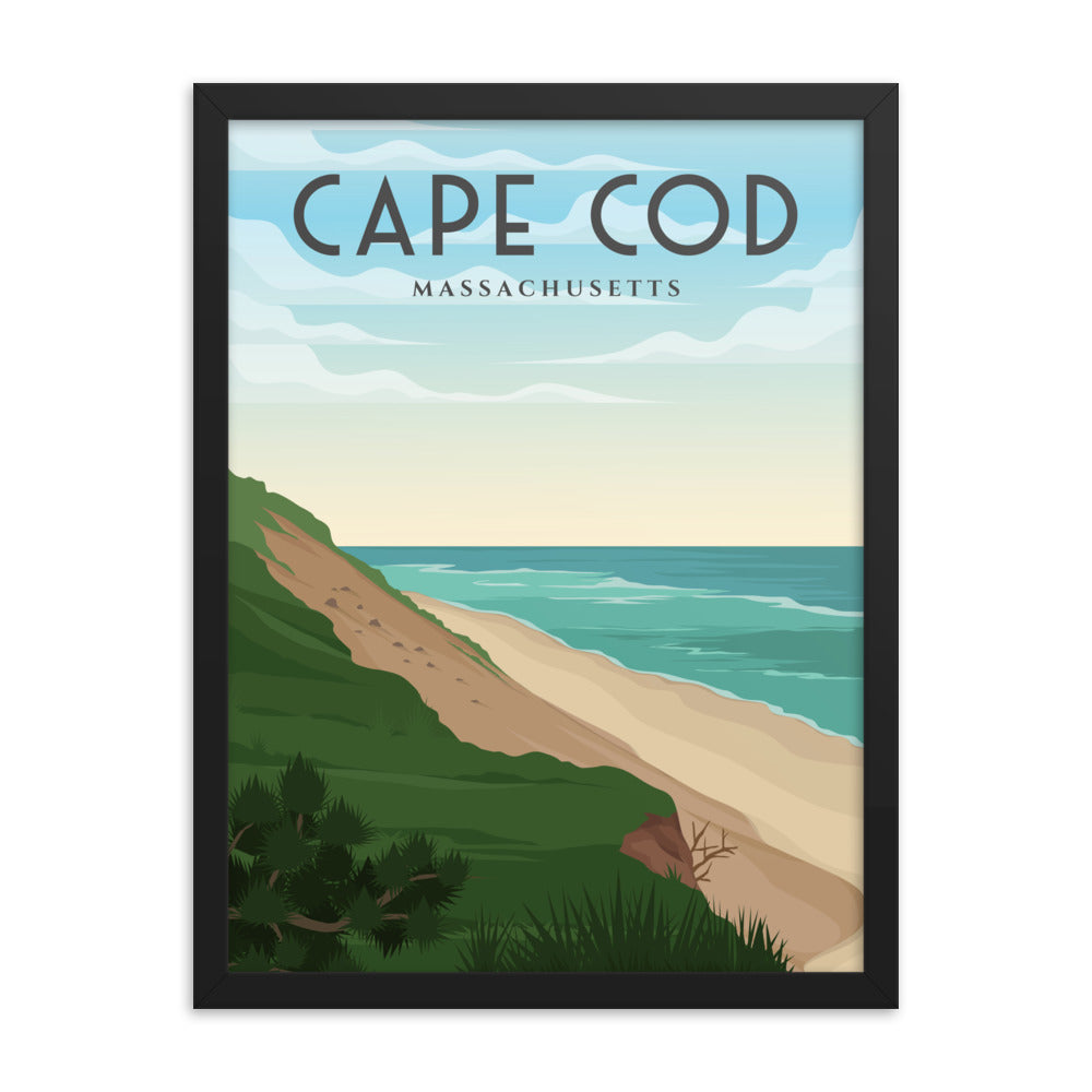 Cape Cod National Seashore Framed Poster