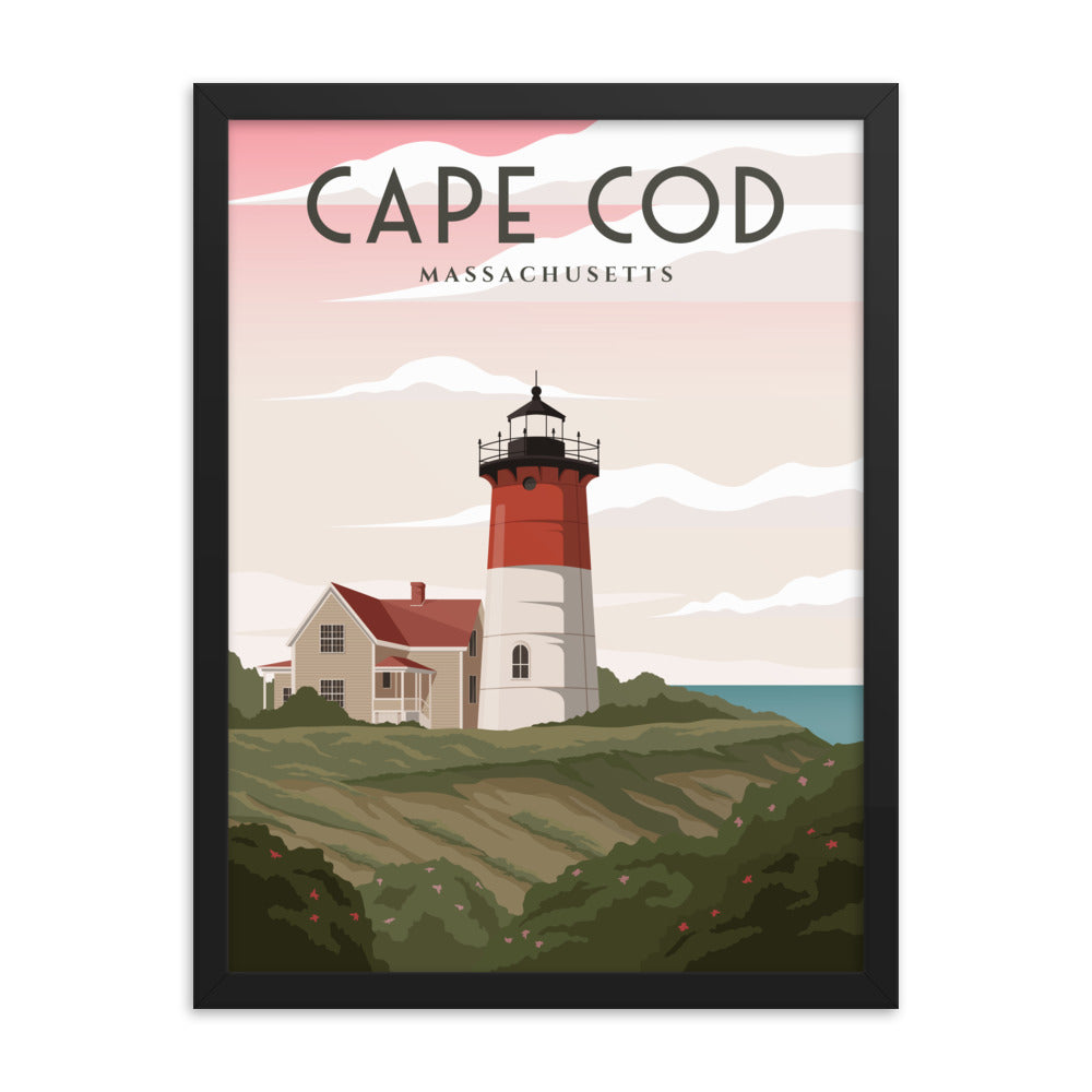 Cape Cod Lighthouse Framed Poster