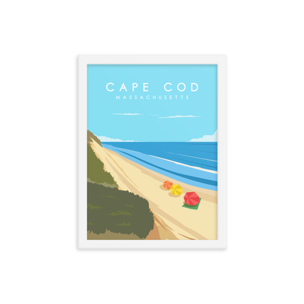 Cape Cod Beach Framed Poster