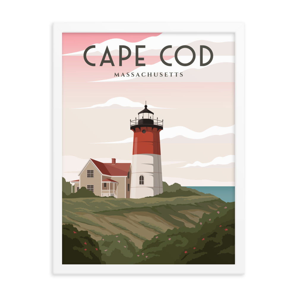 Cape Cod Lighthouse Framed Poster