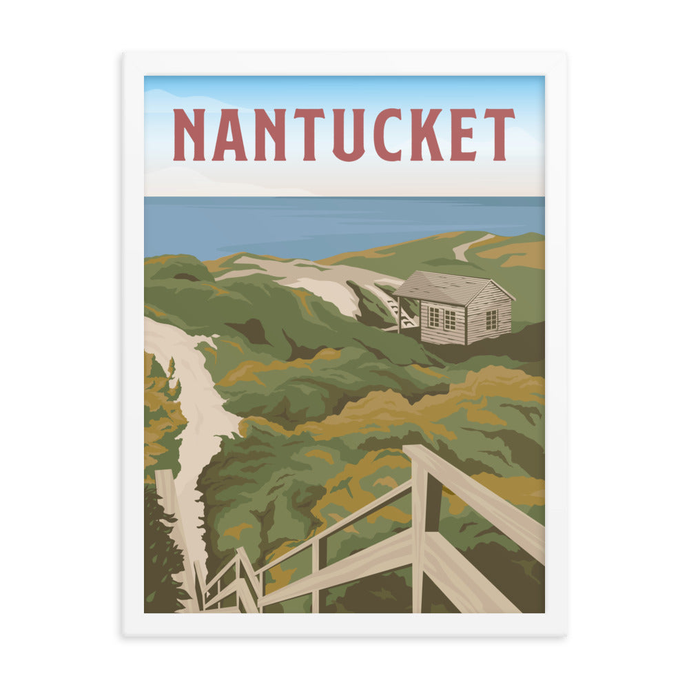 Nantucket Island Framed Poster