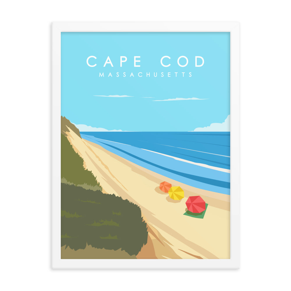 Cape Cod Beach Framed Poster