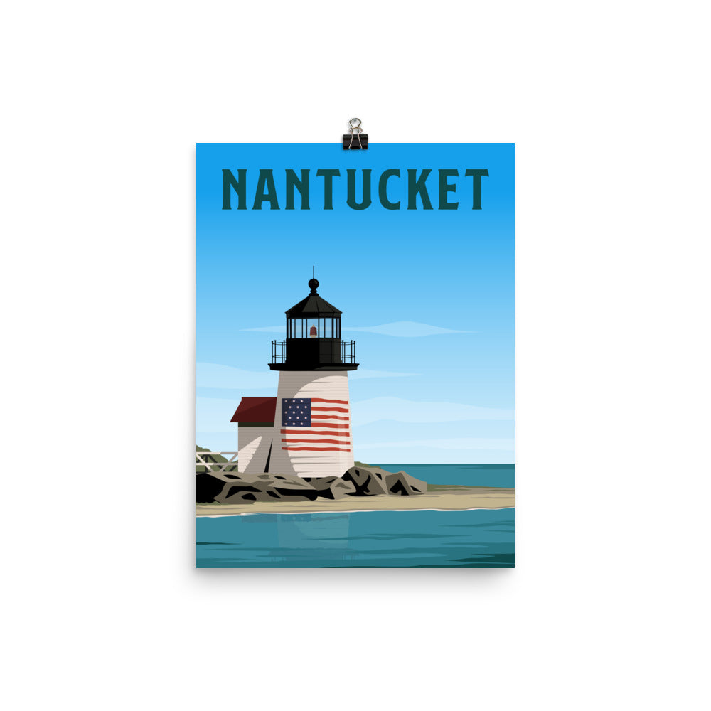 Nantucket Brant Point Lighthouse Poster