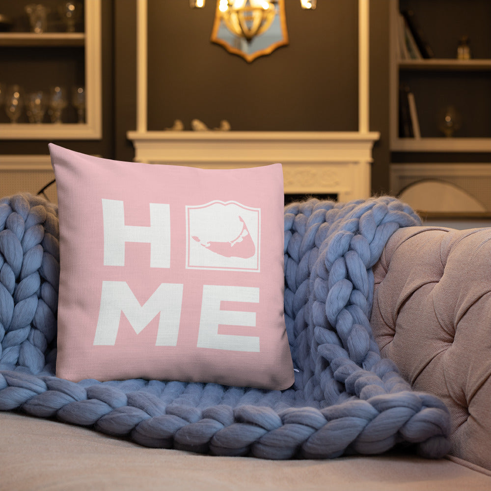 Nantucket HOME Pillow - Light Pink