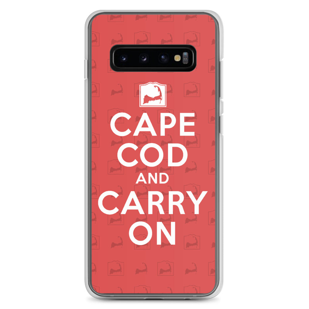 Cape Cod And Carry On Red Samsung S10 Case