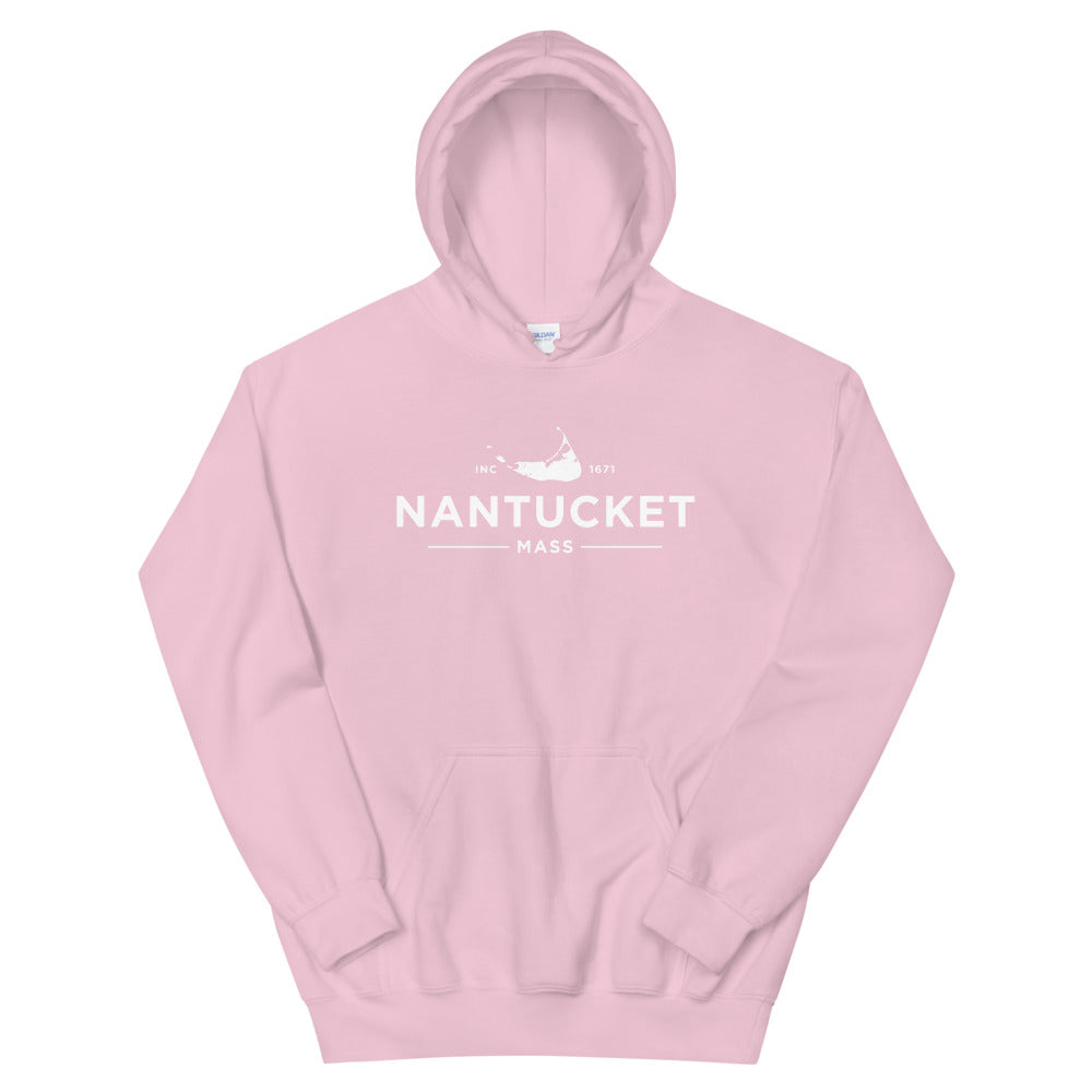 Nantucket Hoodie Sweatshirt pink