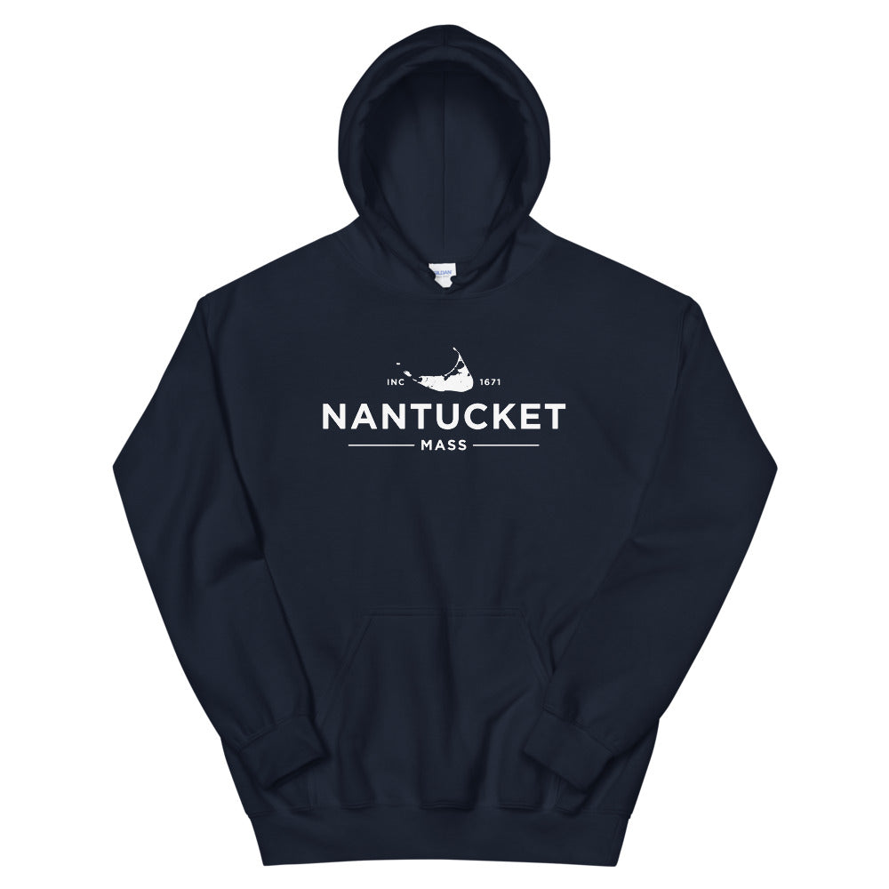 Nantucket Hoodie Sweatshirt navy