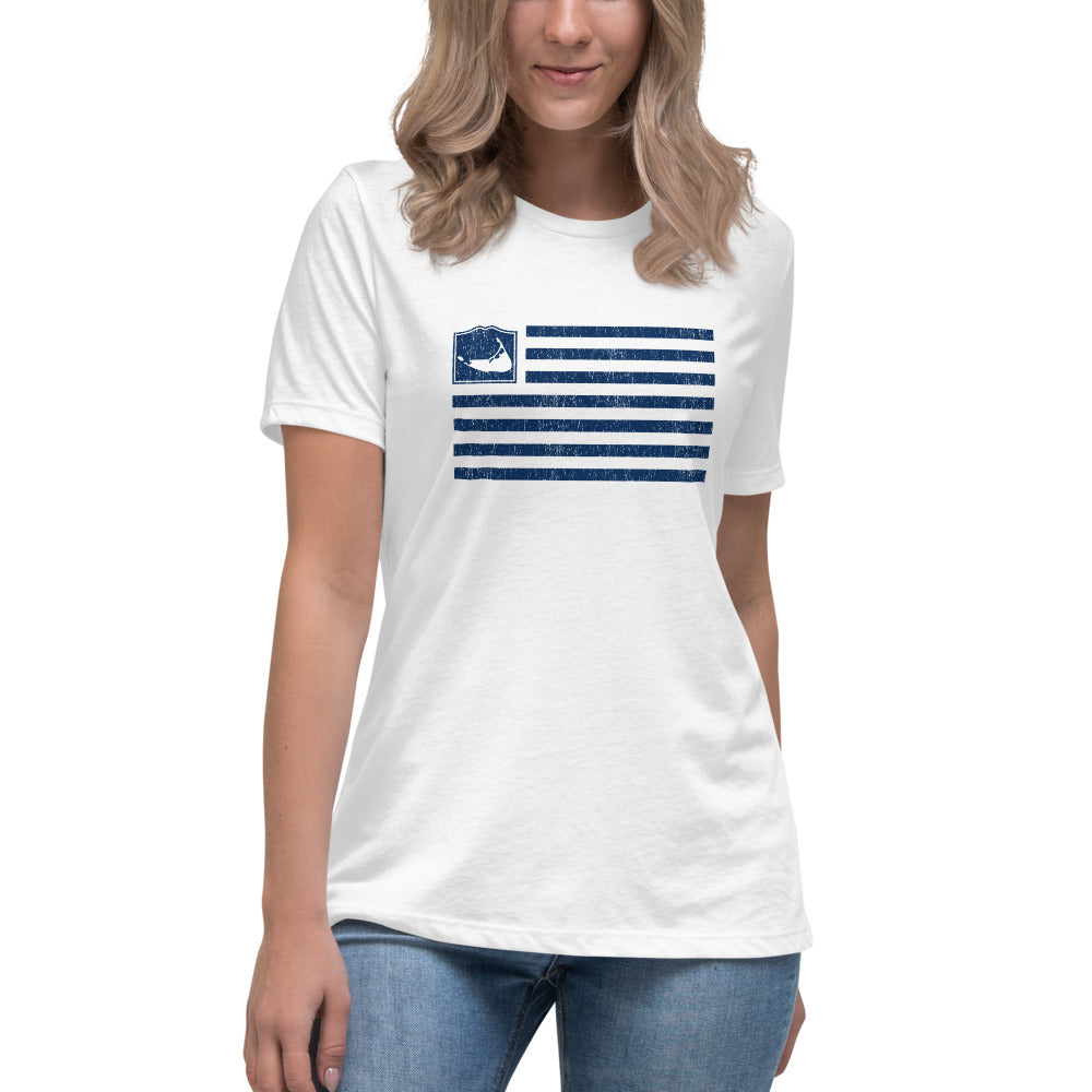 Nantucket Flag Women's Relaxed T-Shirt