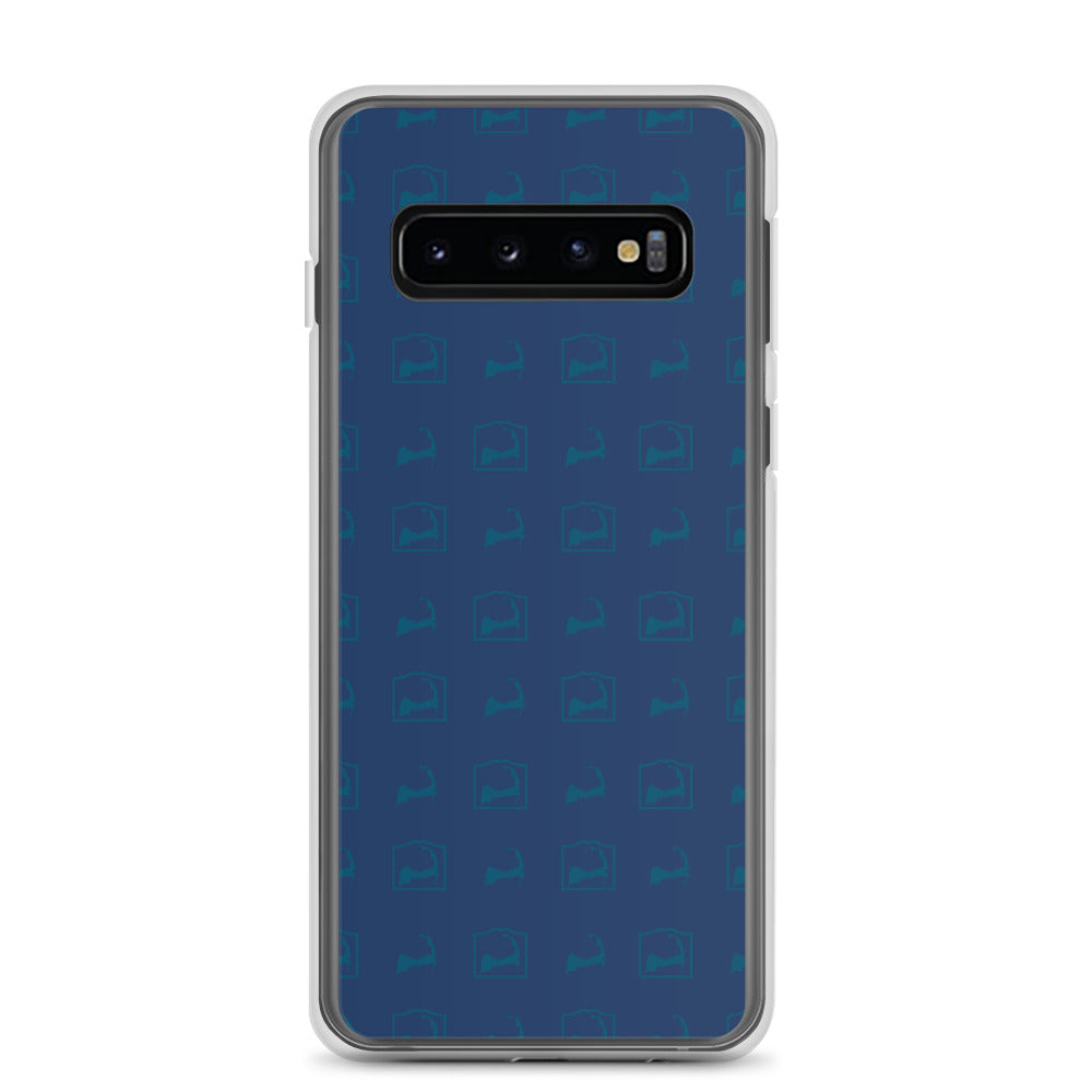 Cape Cod Pattern Blue Samsung S10 Case