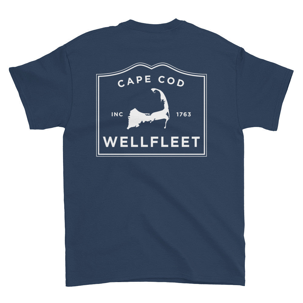 Wellfleet Cape Cod Short sleeve t-shirt (front & back)