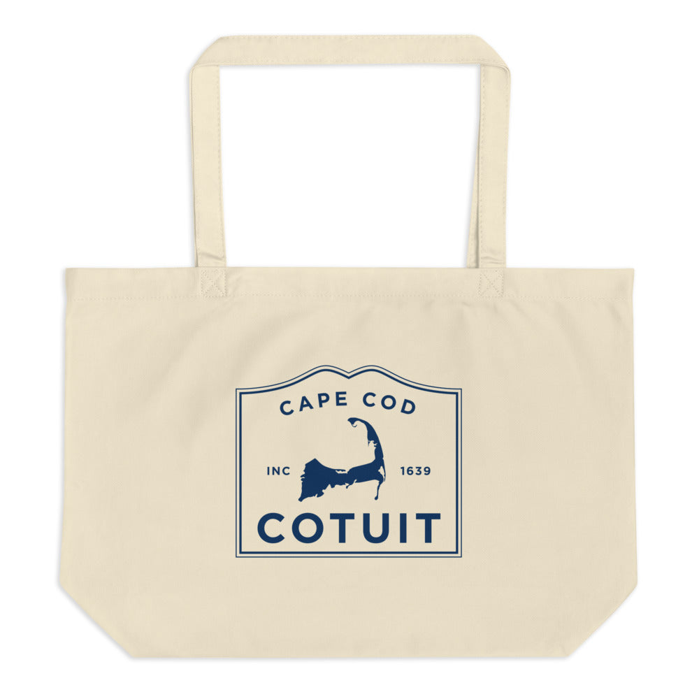 Cotuit Cape Cod Large Tote Bag
