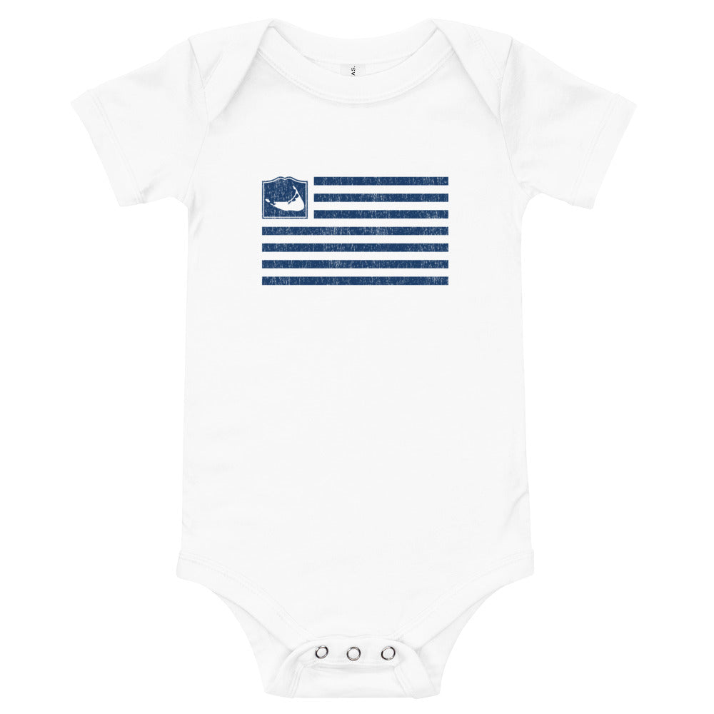 Nantucket Flag Baby Onesie