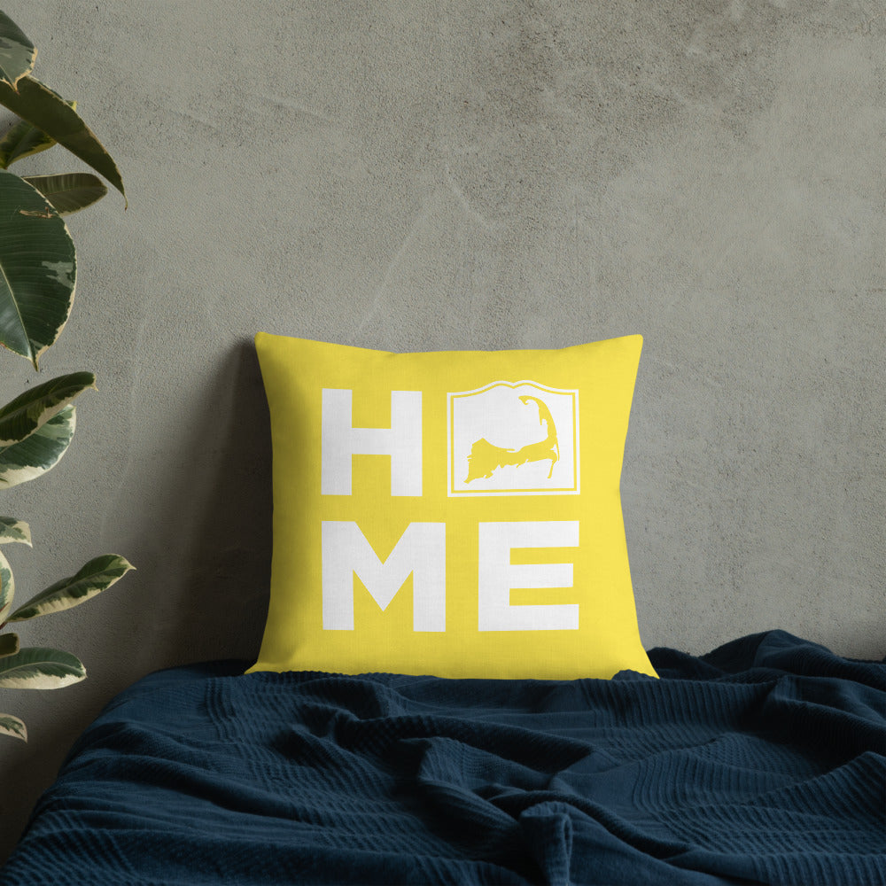 Cape Cod HOME Pillow - Yellow