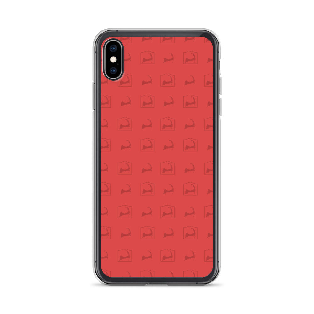 Cape Cod Pattern Red iPhone Case