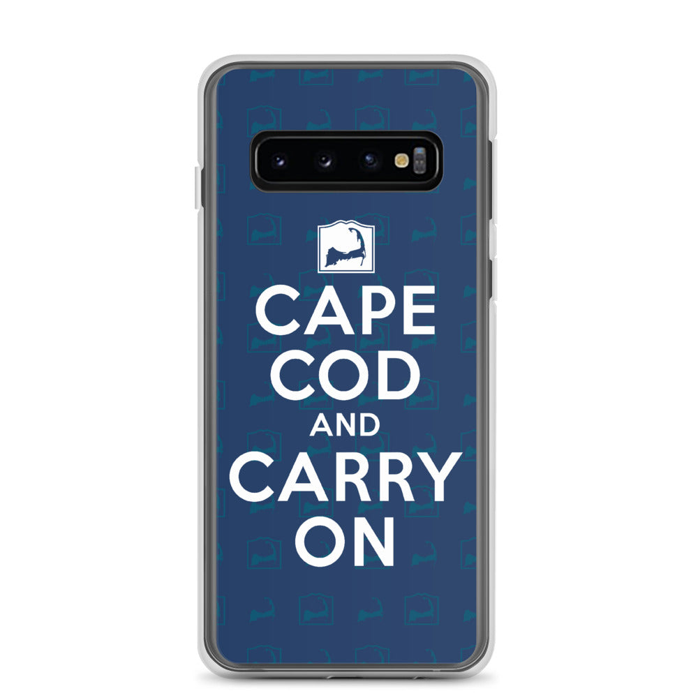 Cape Cod And Carry On Blue Samsung S10 Case