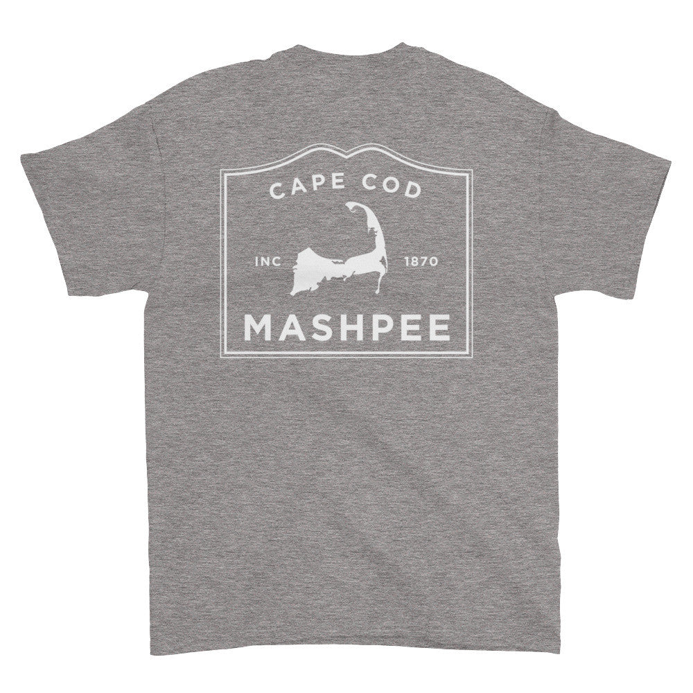 Mashpee Cape Cod Short sleeve t-shirt (front & back)
